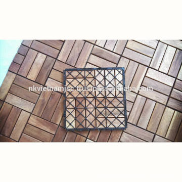 Wood Deck Tiles: Checker Patterns, Straight Patterns are Ready for Orders